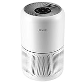LEVOIT Air Purifier for Home Allergies Pets Hair in Bedroom, Covers Up to 1095 Sq.Foot Powered by 45W High Torque Motor, 3-in-1 Filter, Remove Dust Smoke Pollutants Odor, Core 300, White